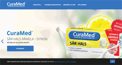 Desktop Screenshot of curamed.no